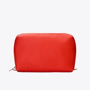 NWOT Beis FLAME medium cosmetic bag